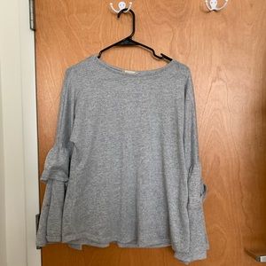 Altard state grey shirt with fun sleeves